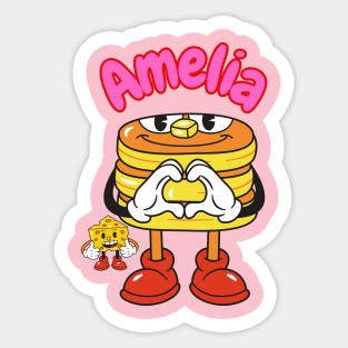 Amelia baby's name Sticker